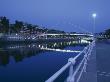 Campo Volantin Footbridge, Bilbao, Spain, Architect: Santiago Calatrava by David Mark Soulsby Limited Edition Print