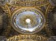Dome And Gold Ceiling Details, St Peter's Basilica, Vatican City, Rome, Italy by David Clapp Limited Edition Print