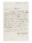 Lettre Autographe Signã©E Ã€ Thã©Ophile Gautier Datã©E Du 4 Aoã»T 1861 by Eugene Delacroix Limited Edition Print