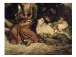 Scã¨Ne Des Massacres De Scio : Familles Grecques Attendant La Mort Ou L'esclavage by Eugene Delacroix Limited Edition Print