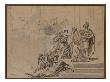 Le Vieil Horace Defendant Son Fils by Jacques-Louis David Limited Edition Print