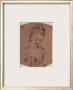 Album Factice : Femme En Buste De Face, La Tete Penchee by Augustin De Saint-Aubin Limited Edition Print