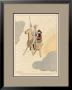 Don Quijote And Sancho Take To The Air On A Flying Machine In The Shape Of A Horse by Joaquin Xaudaro Limited Edition Print