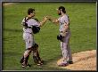San Francisco Giants V Texas Rangers, Game 4: Buster Posey,Brian Wilson by Stephen Dunn Limited Edition Print