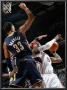 Indiana Pacers V Atlanta Hawks: Josh Smith, Danny Granger And Brandon Rush by Kevin Cox Limited Edition Pricing Art Print