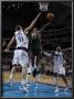 Milwaukee Bucks V Dallas Mavericks: Brandon Jennings And Dirk Nowitzki by Danny Bollinger Limited Edition Print