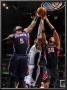 Atlanta Hawks V Orlando Magic: Josh Smith, Etan Thomas And Dwight Howard by Fernando Medina Limited Edition Print