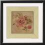 Dusty Pink Rose On Antique Linen by Cheri Blum Limited Edition Pricing Art Print