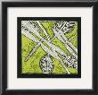 Dragonfly Woodblock In Green Ii by Chariklia Zarris Limited Edition Print