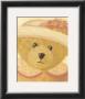 Bear With Peach Dress And Hat by Alba Galan Limited Edition Print