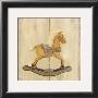 Rocking Horse With Blue Saddle by Catherine Becquer Limited Edition Print