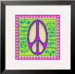 Peace Sign (Purple) by Kem Mcnair Limited Edition Print