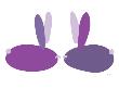 Purple Bunnies by Avalisa Limited Edition Print