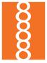 Orange Figure 8 Design by Avalisa Limited Edition Pricing Art Print