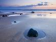 Sandy Beach At Low Tide At Dusk, Sandymouth, North Cornwall, Uk by Adam Burton Limited Edition Print