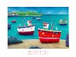 Bright Boats And Seagulls by Simon Hart Limited Edition Pricing Art Print