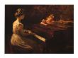 Songs Of Childhood by Charles Courtney Curran Limited Edition Pricing Art Print