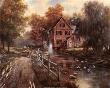 Red Covered Bridge by T. C. Chiu Limited Edition Pricing Art Print