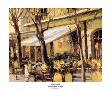 Sidewalk Cafe by Keith Wicks Limited Edition Print