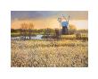 Passing Storm Over Turf Fen Mill by Nicholas Verrall Limited Edition Print