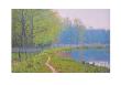 The Wey At Sutton Place by Nicholas Verrall Limited Edition Print