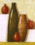 Green Vase And Pomegranates by Jennifer Hammond Limited Edition Pricing Art Print