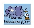 Goodbye Kitty Elephant Poop by Todd Goldman Limited Edition Print