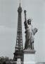 Eiffel Tower And Statue Of Liberty by Pascal Hinous Limited Edition Print