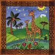 Two Giraffes by Helen Lurye Limited Edition Print