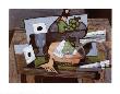 Still Life With Grapes And Clarinet by Georges Braque Limited Edition Print