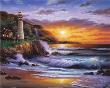 Sunset Lighthouse by Steve Sundram Limited Edition Print