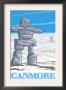 Canmore, Alberta - Inukshuk, C.2009 by Lantern Press Limited Edition Pricing Art Print