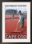 Cape Cod, Ma - Cranberry Bogs, C.2009 by Lantern Press Limited Edition Print