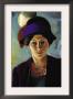 Portrait Of The Wife Of The Artist With A Hat by Auguste Macke Limited Edition Print