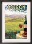 Oregon Wine Country, C.2009 by Lantern Press Limited Edition Print