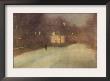 Nocturne In Gray And Gold, Snow In Chelsea by James Abbott Mcneill Whistler Limited Edition Print