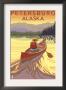 Canoe Scene - Petersburg, Alaska, C.2009 by Lantern Press Limited Edition Pricing Art Print