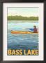 Bass Lake, California - Kayak, C.2009 by Lantern Press Limited Edition Pricing Art Print