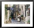 Window Shopping In Medieval Village Street, St. Paul De Vence, Alpes-Maritimes, Provence, France by Ruth Tomlinson Limited Edition Print