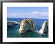 Rock Arches, Beirut, Lebanon, Mediterranean Sea, Middle East by Alison Wright Limited Edition Print