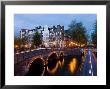 Holland, Amsterdam, Keizersgracht And Leidesegracht Canals by Gavin Hellier Limited Edition Pricing Art Print