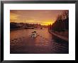 The River Seine And Eiffel Tower In The Distance, Paris, France, Europe by Roy Rainford Limited Edition Print