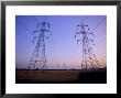 Pylons In A Rural Landscape At Dusk by John Miller Limited Edition Pricing Art Print