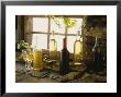 Still Life With White & Red Wine Bottles At A Window by James Jackson Limited Edition Pricing Art Print