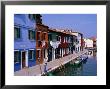 Fondamenta Cavanella Houses, Burano, Veneto, Italy by Christopher Groenhout Limited Edition Print