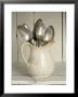 Old Silver Spoon In Light Coloured Ceramic Jug by Ellen Silverman Limited Edition Print