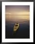 Yellow Kayak At Anchor At Twilight In The Everglades by Raul Touzon Limited Edition Print