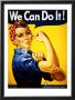 We Can Do It! Poster by J. Howard Miller Limited Edition Print