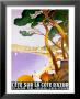 L'ete Sur La Cote D'azur by Roger Broders Limited Edition Print