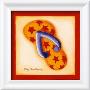 Red Flip Flop I by Kathy Middlebrook Limited Edition Print